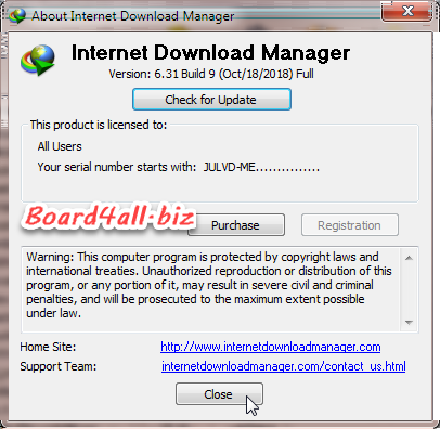 serial numbers for internet download manager